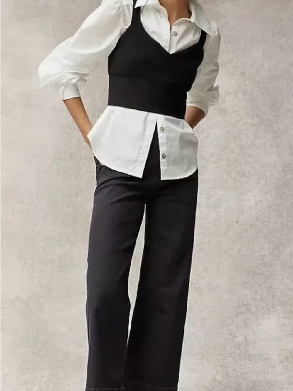 Maeve by Anthropologie cropped cashmere tank